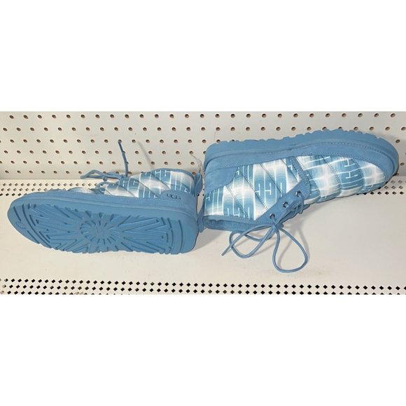 UGG Neumel LTA Wavelength Mens Insulated Winter Snow Boots Size 12 Blue White - Picture 6 of 9